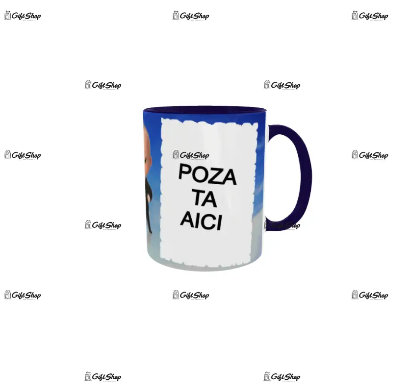 Baby boss dad, cana personalizata cu poza, 330ml, model 3355
